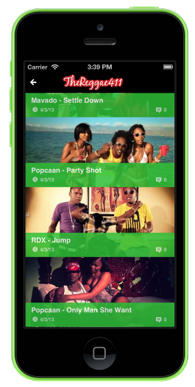 Reggae Music Videos iPhone